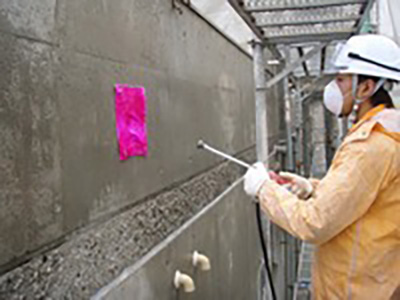 ケイ酸系含浸材施工確認マット「あか衛」
